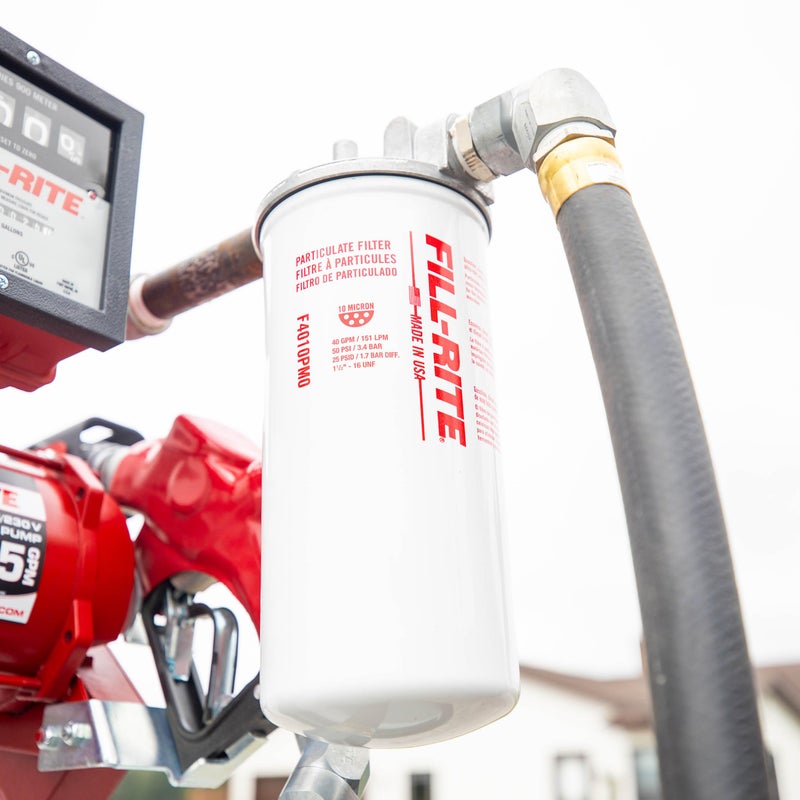 FILL RITE Fill-Rite F4010PM0 1" 40 GPM (151 LPM) 10 Micron Particulate Spin-On Fuel Filter - Image 5